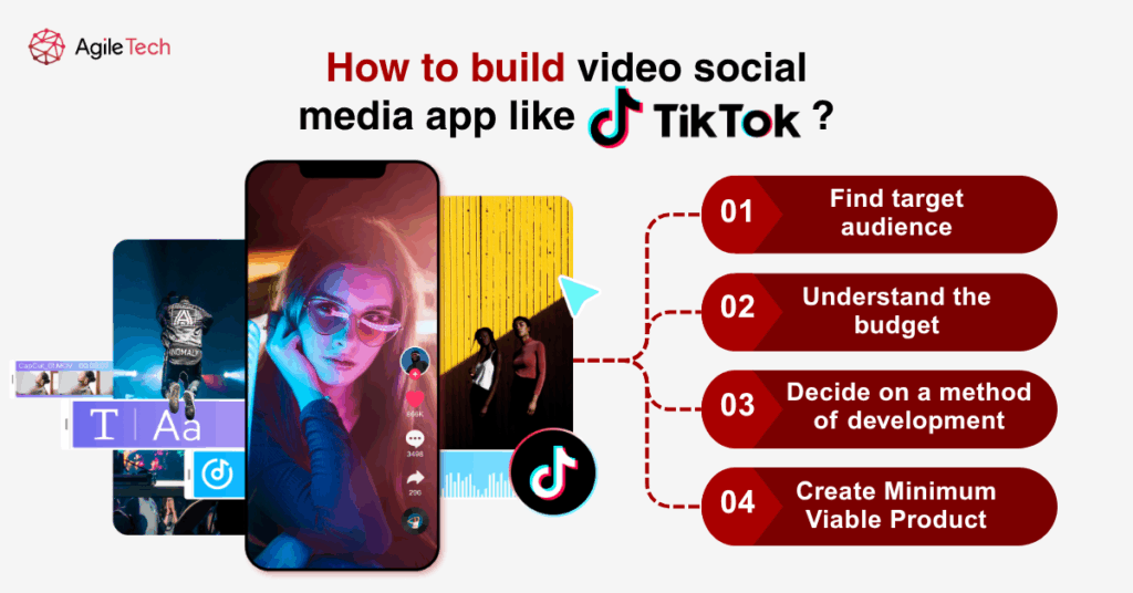 build video social media app like tiktok