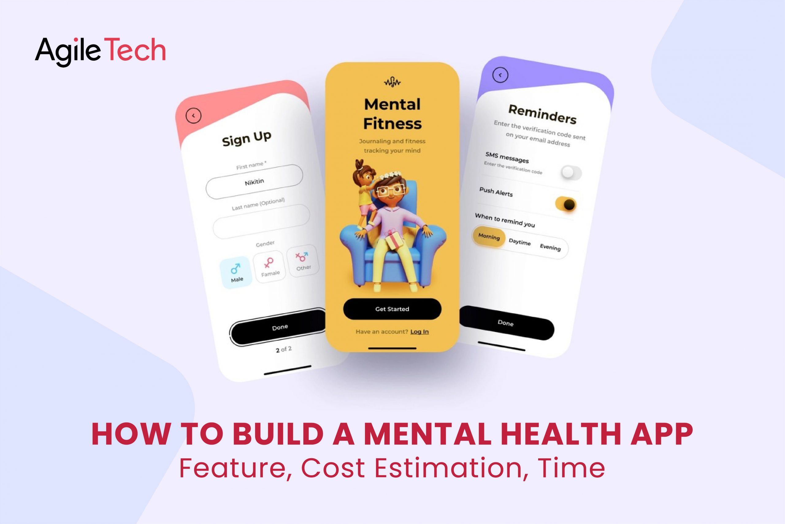 How to build a Mental Health App: Feature, Cost Estimation, Time