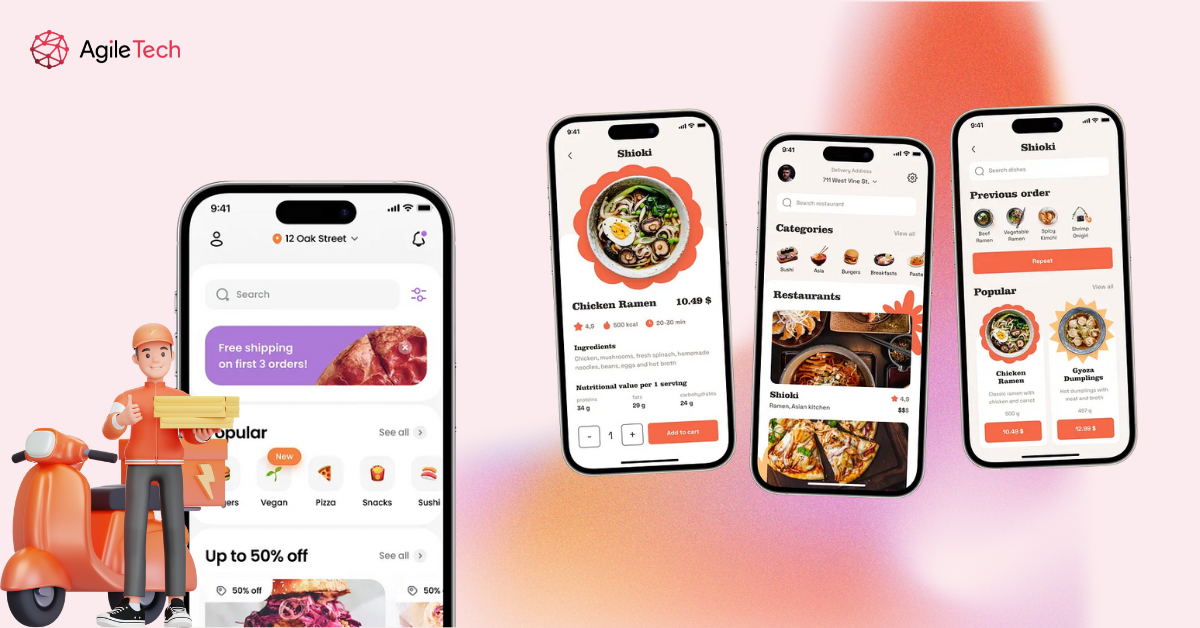 food delivery app AgileTech