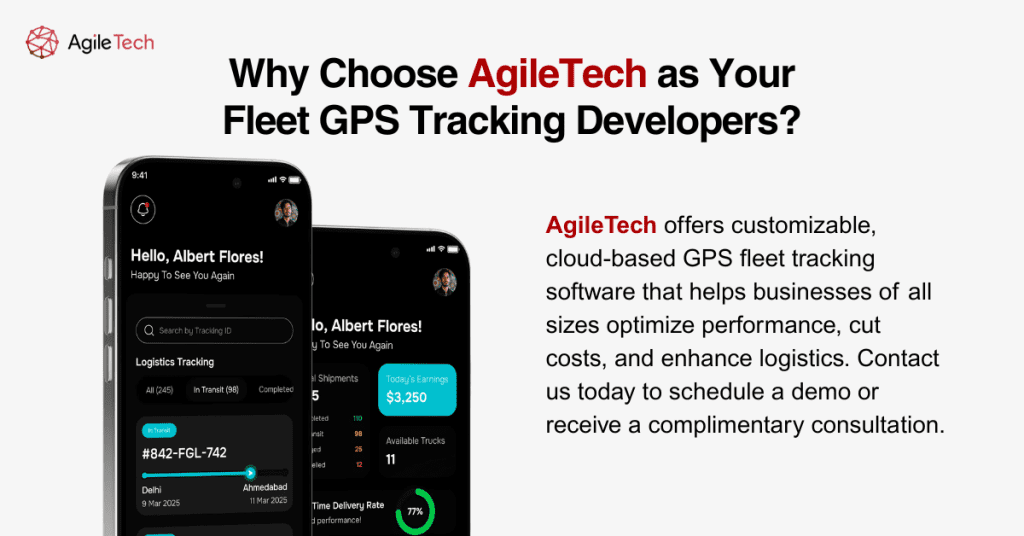 agiletech as your fleet gps tracking developer