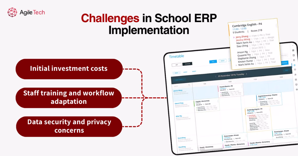 challenges in school erp implementation